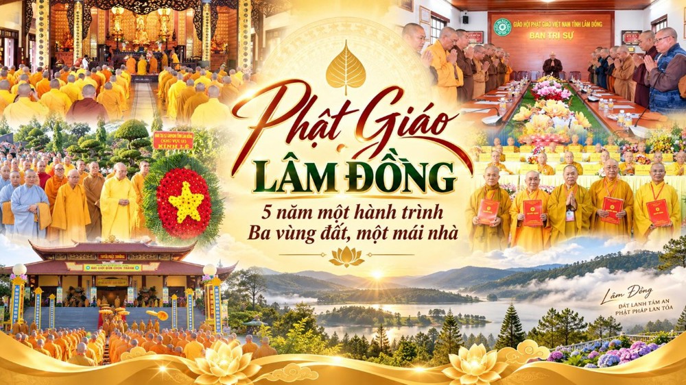[Video] Phật giáo Lâm Đồng - 5 năm một hành trình; Ba vùng đất, một mái nhà