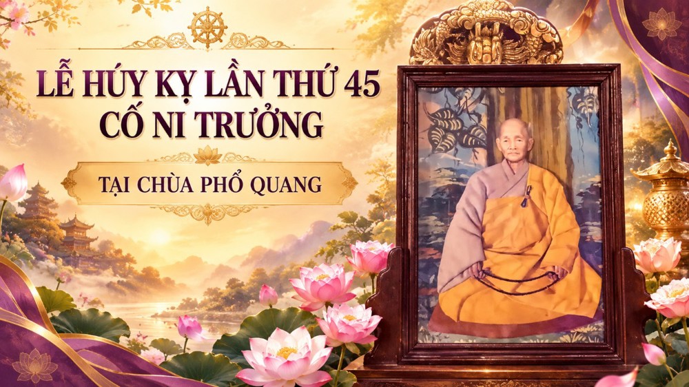 Vĩnh Long: Lễ húy kỵ lần thứ 45 cố Ni trưởng tại chùa Phổ Quang