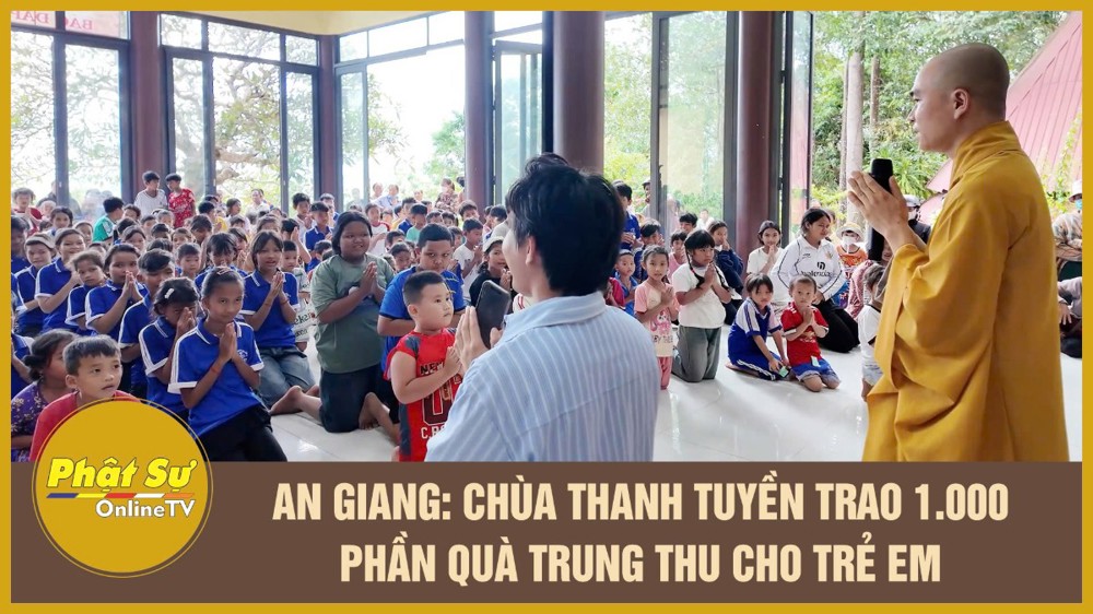 [Video] An Giang: Chùa Thanh Tuyền trao 1.000 phần quà trung thu cho trẻ em