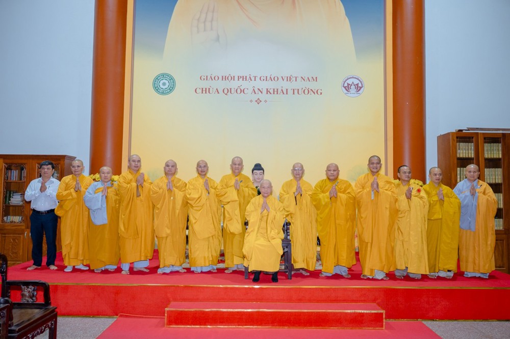 Ban Trị sự Phật giáo tỉnh Tây Ninh khánh tuế Trưởng lão Hòa thượng Chủ tịch