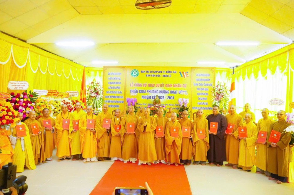 TP. Đồng Nai: Ban Văn hóa - Nghi lễ GHPGVN TP.Đồng Nai ra mắt nhân sự, triển khai phương hướng nhiệm kỳ 2026-2031