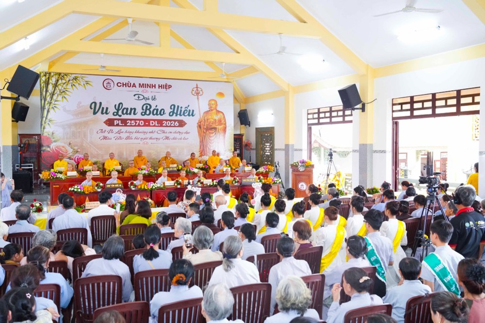 TP. Đồng Nai: Chùa Minh Hiệp, phường Xuân Lộc trang nghiêm tổ chức lễ Vu Lan Báo hiếu PL. 2570