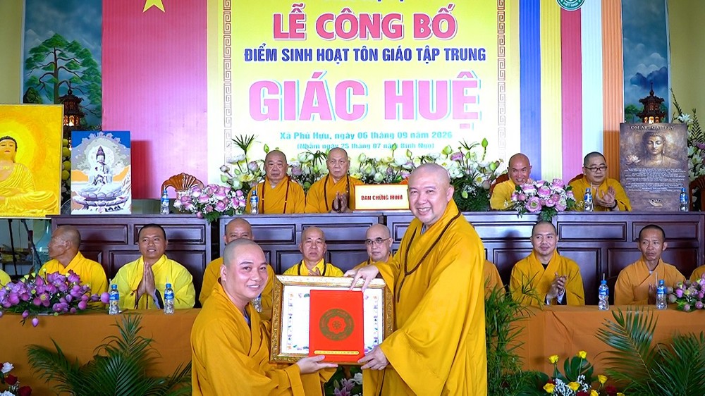 Đồng Tháp: Lễ ra mắt Điểm sinh hoạt Tôn giáo Tập trung Giác Huệ tại xã Phú Hựu