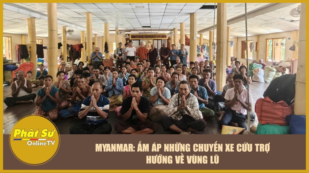 [Video] Myanmar: Ấm áp những chuyến xe cứu trợ hướng về vùng lũ