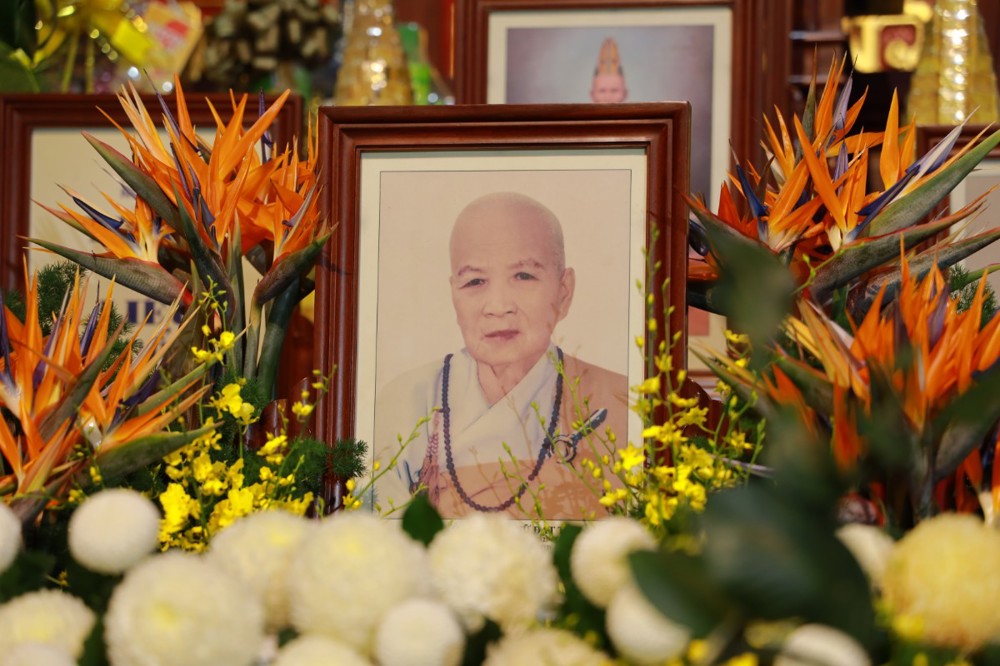 Tây Ninh: Trang nghiêm lễ húy kỵ cố Ni trưởng Thích Nữ Đạt Tâm tại chùa Pháp Minh