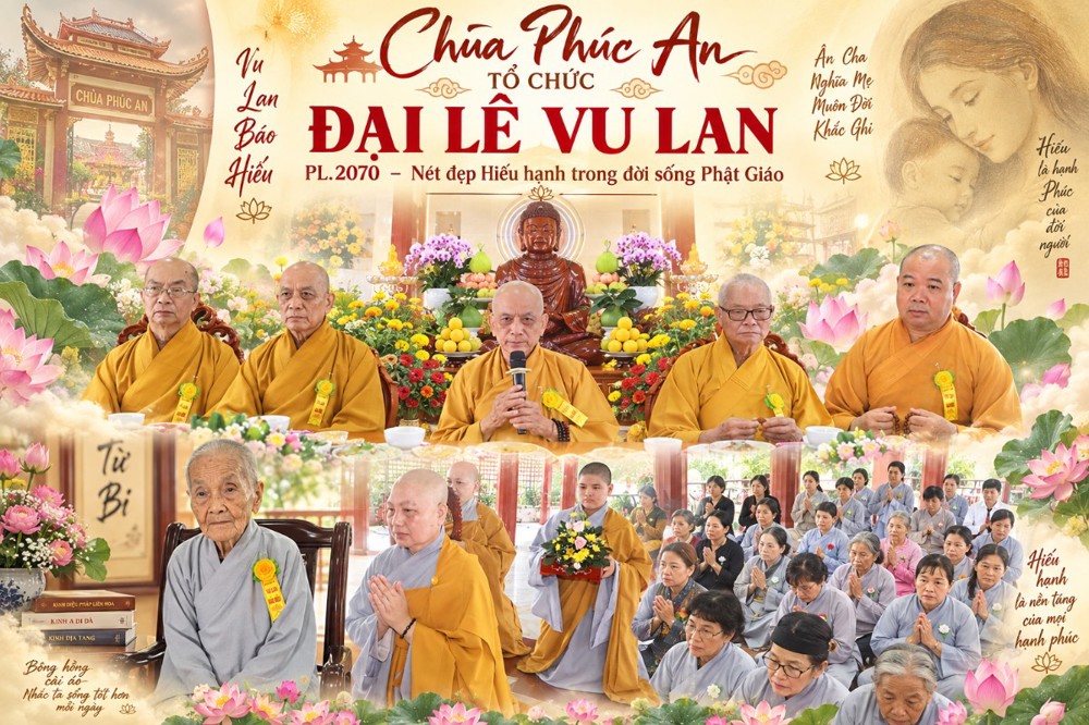 Vĩnh Long: Chùa Phúc An long trọng Đại Lễ Vu Lan – Nét đẹp Hiếu hạnh trong đời sống Phật Giáo