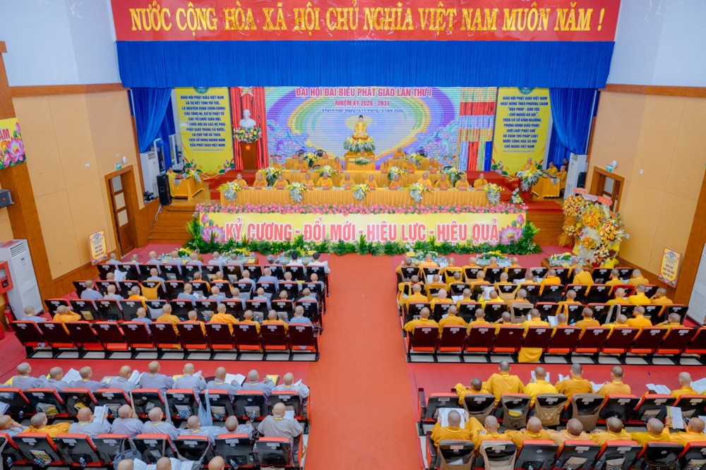Khánh Hòa: Phiên làm việc thứ nhất Đại hội Đại biểu Phật giáo tỉnh lần thứ I, nhiệm kỳ 2026-2031