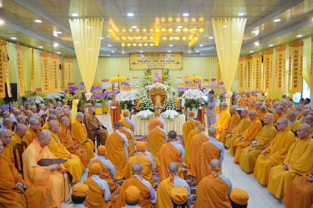 Đồng Tháp: Lễ Truy niệm và Phụng tống Kim quan cố Ni trưởng Thích Nữ Như Nhẫn nhập Bảo tháp