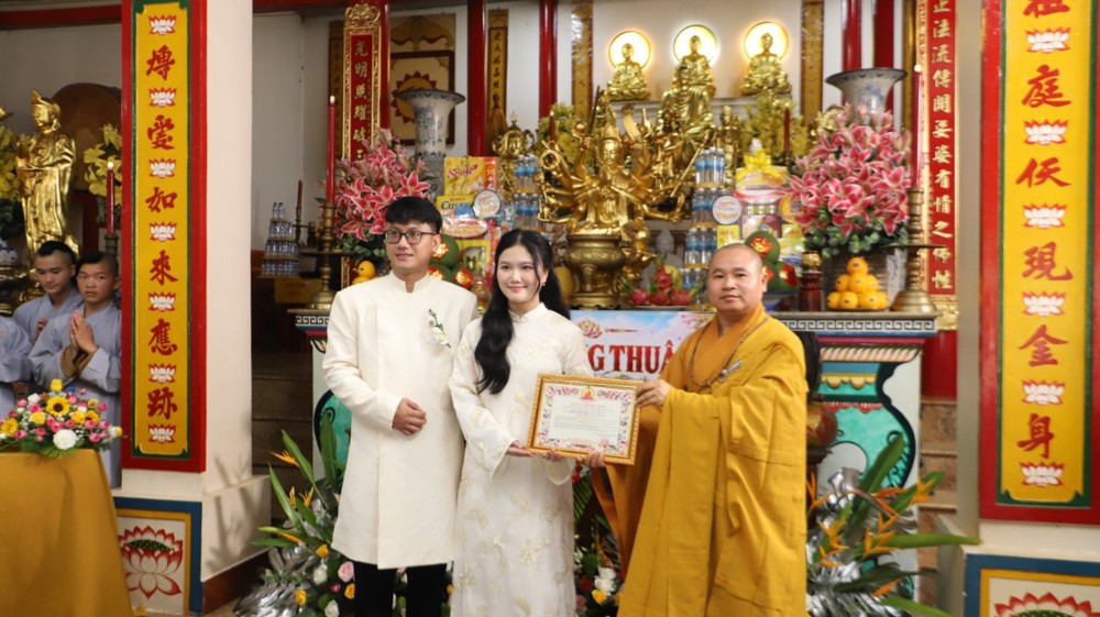 Quảng Ngãi: Trang nghiêm Lễ hằng thuận tại Tổ đình Bác Ái