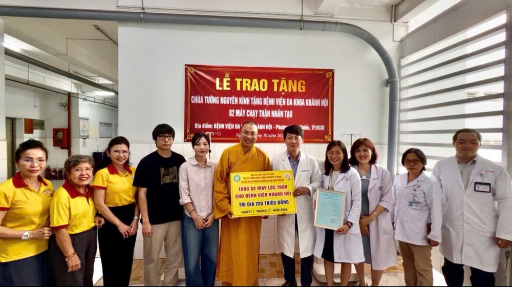 Thiết thực hướng tới Đại hội X: Hội Từ thiện chùa Tường Nguyên tài trợ y tế tại TP. HCM