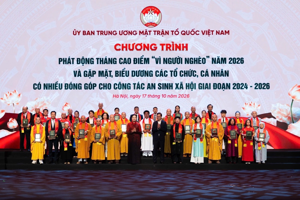 Ban Trị sự GHPGVN tỉnh Thanh Hóa được Trung ương MTTQ Việt Nam vinh danh