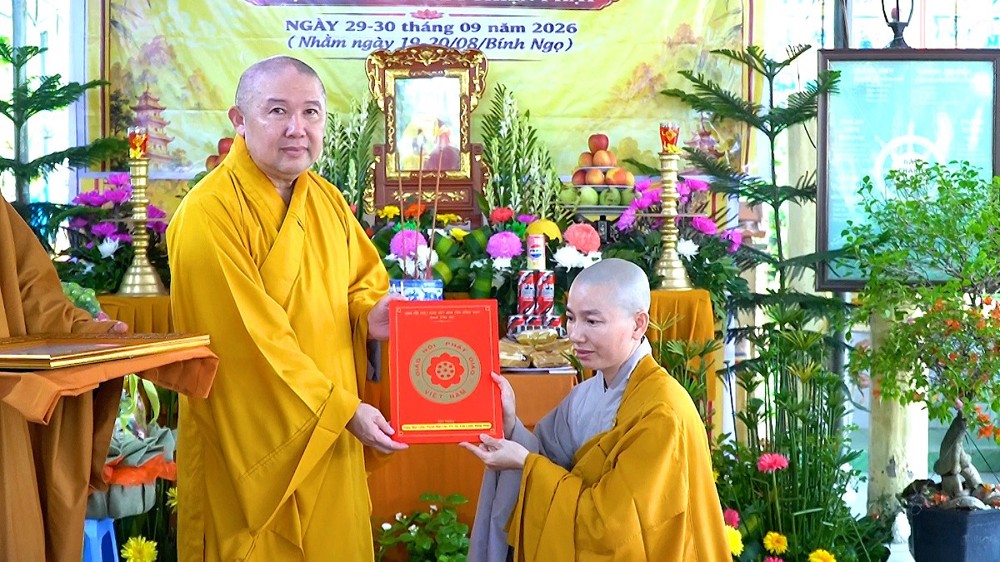 Đồng Tháp: Lễ bổ nhiệm Trụ trì chùa Nam Thiện Phật và Tưởng niệm cố Thượng tọa Thích Đạt Ma Ngộ Hương