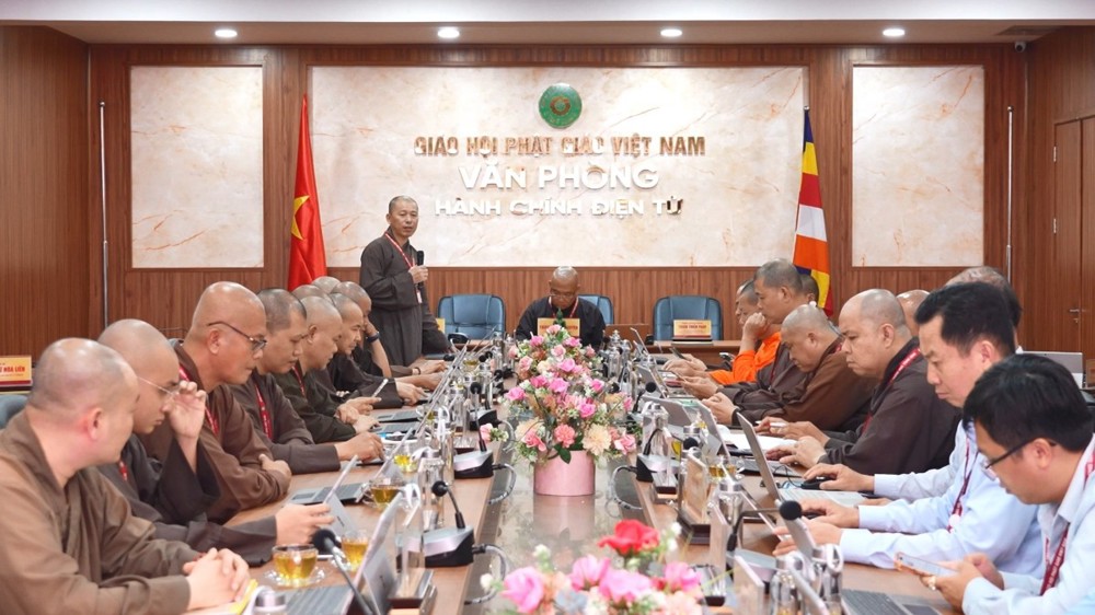 Văn phòng 2 TƯGH họp giao ban, triển khai công tác chuẩn bị Đại hội Phật giáo toàn quốc lần thứ X