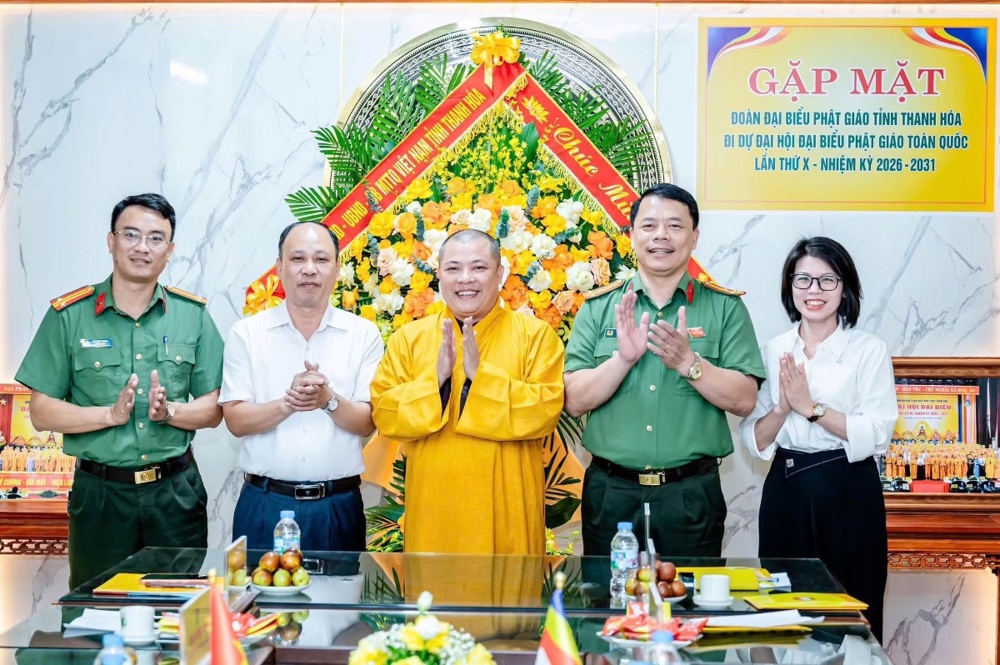Thanh Hóa: Gặp mặt đoàn đại biểu tham dự Đại hội đại biểu Phật giáo toàn quốc lần thứ X
