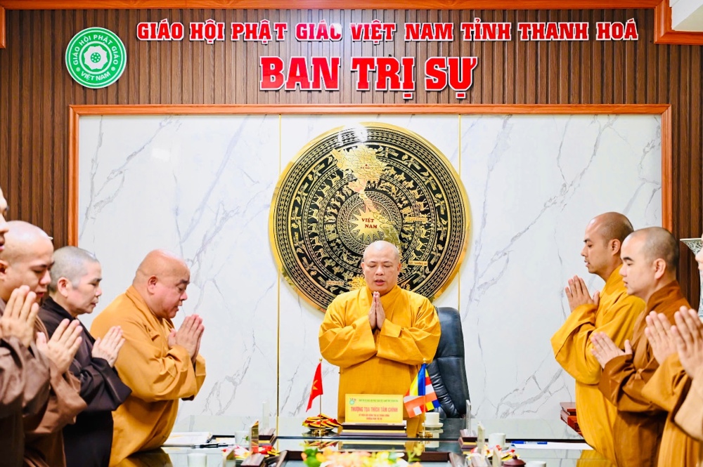 Thanh Hóa: Thường trực Ban Trị sự họp triển khai các nhiệm vụ Phật sự