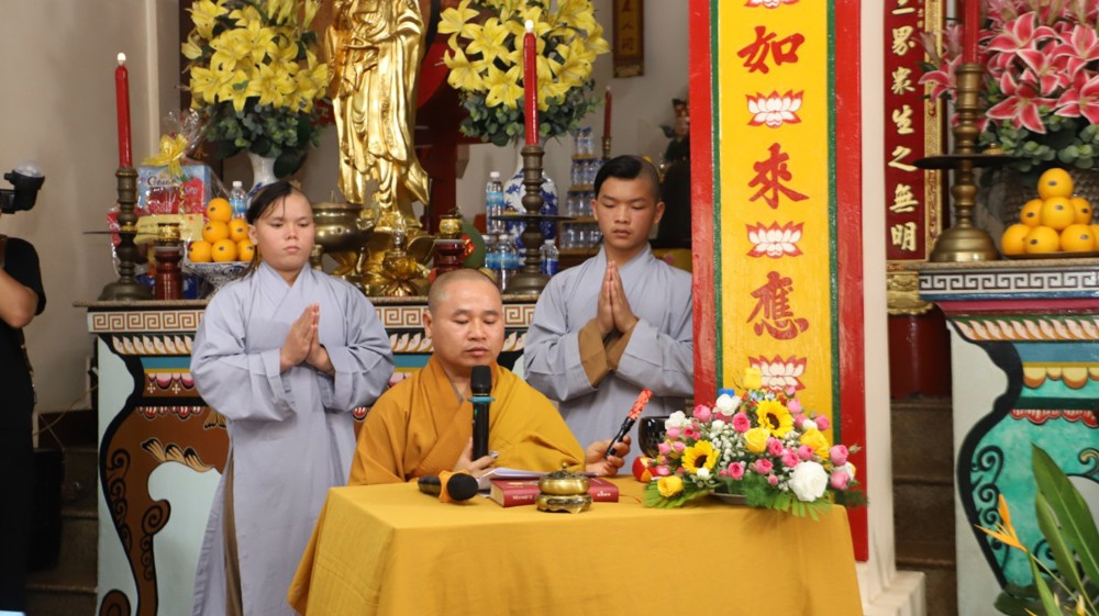 Quảng Ngãi: Trang nghiêm Lễ hằng thuận tại Tổ đình Bác Ái