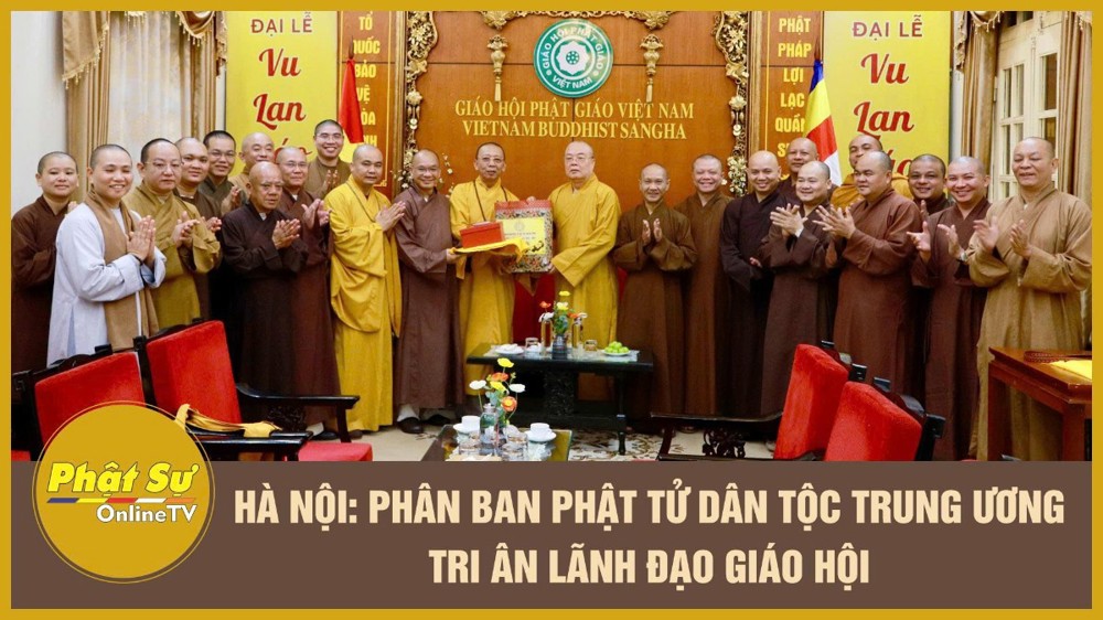 [Video] Hà Nội: Phân ban Phật tử Dân tộc Trung ương tri ân lãnh đạo Giáo hội