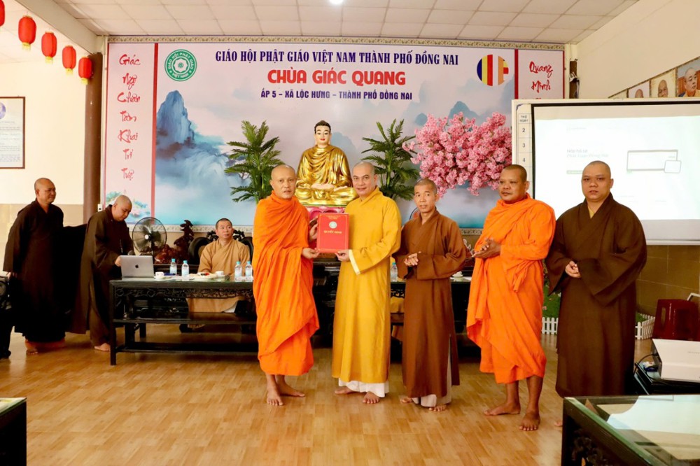 Đồng Nai: Ban Trị sự Giáo hội Phật giáo Việt Nam Phật giáo thành phố triển khai công tác hành chính điện tử, tăng sự tại khu vực XI
