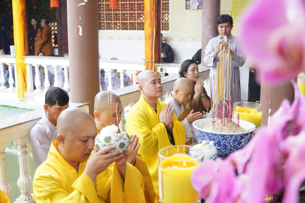 Đồng Tháp: Trang nghiêm lễ Húy kỵ lần thứ tư Thượng tọa Thích Chơn Tâm cố Trụ trì chùa Thanh Lương