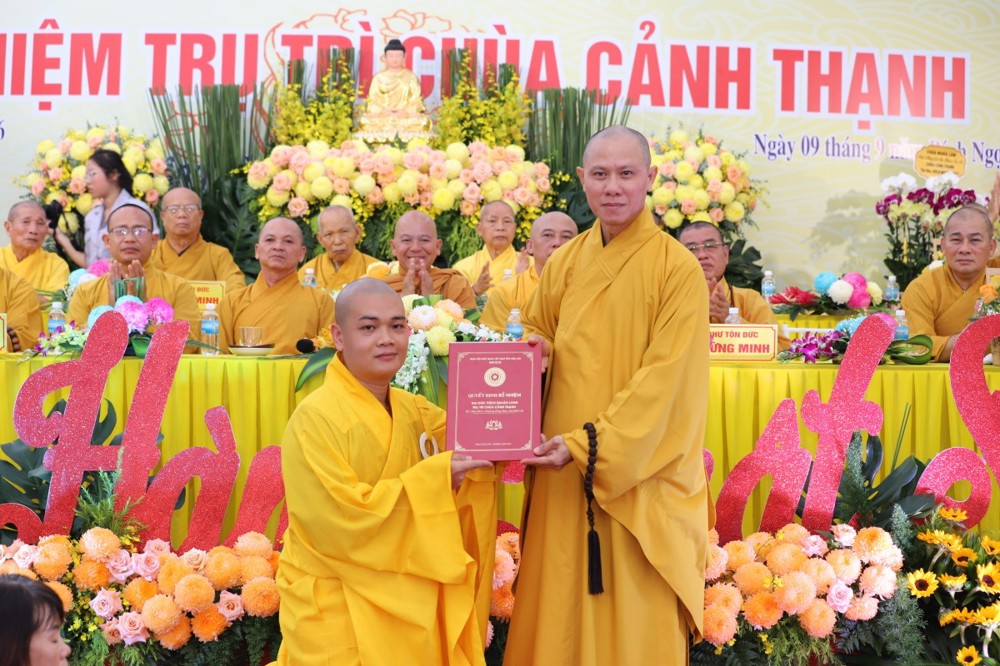 Đắk Lắk: Lễ công bố Quyết định bổ nhiệm trụ trì chùa Cảnh Thạnh
