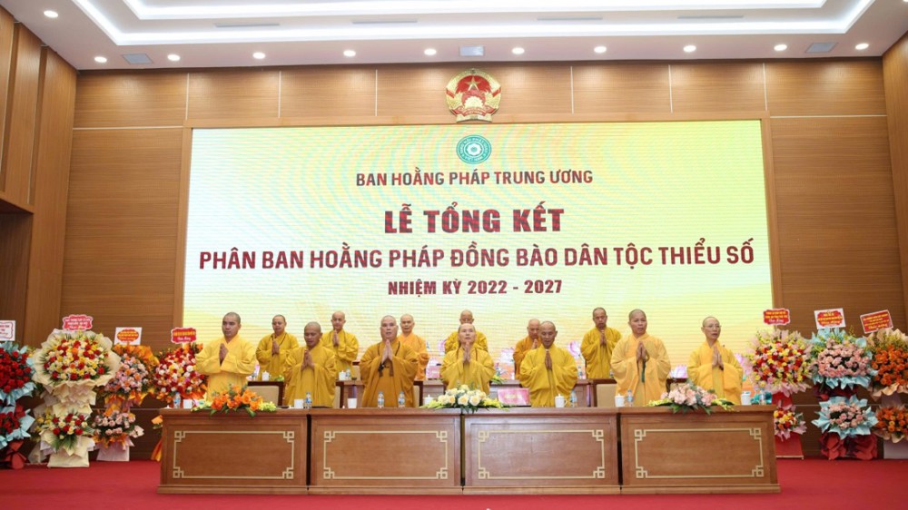 Phú Thọ: Phân ban Hoằng pháp Đồng bào Dân tộc thiểu số tổng kết nhiệm kỳ 2022 – 2027