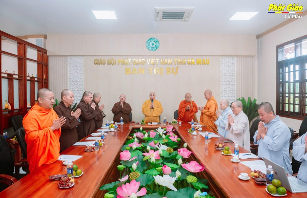 Cà Mau: Họp Thường trực Ban Trị sự GHPGVN tỉnh
