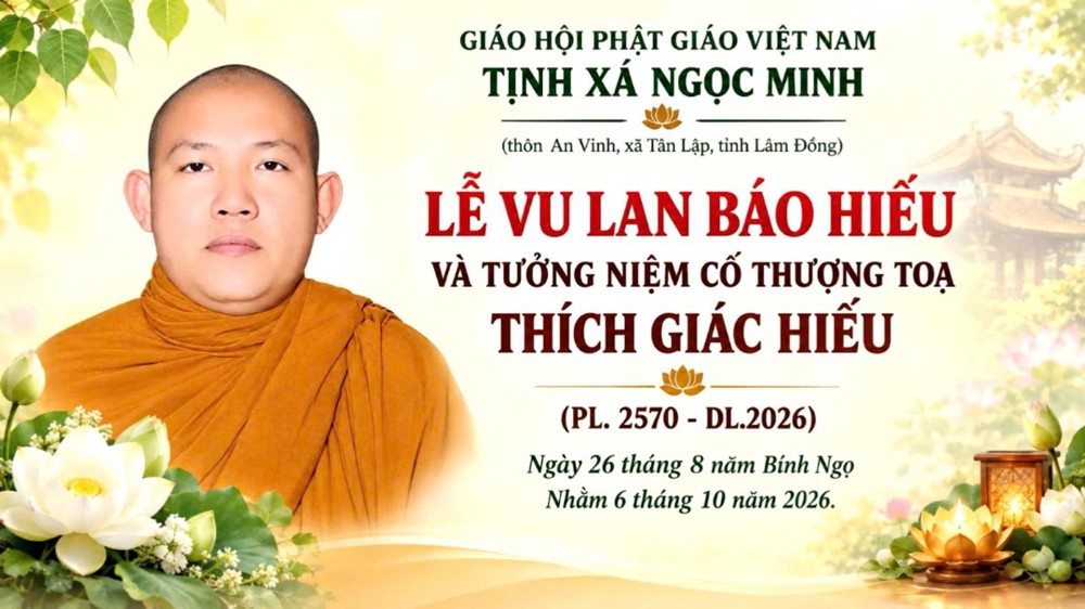 [Video] Lễ Vu lan Báo hiếu và tưởng niệm cố TT. Thích Giác Hiếu tại Tịnh xá Ngọc Minh, Lâm Đồng