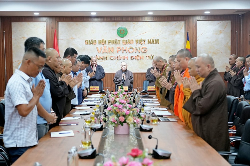 Ban tổ chức Đại hội họp triển khai chương trình và rà soát công tác chuẩn bị Đại hội Đại biểu Phật giáo toàn quốc lần thứ x