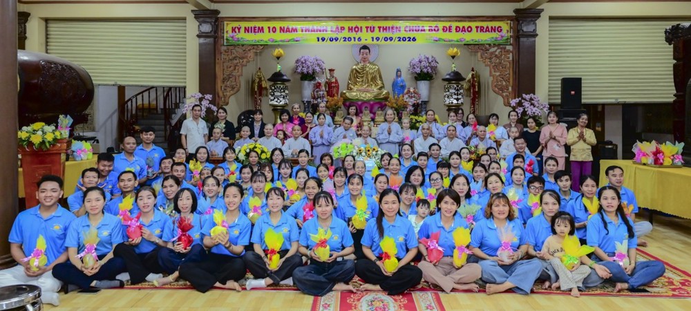 TP.HCM: Chùa Bồ Đề Đạo Tràng tổ chức khóa tu Một Ngày An Lạc, kỷ niệm 10 năm thành lập Hội Từ thiện