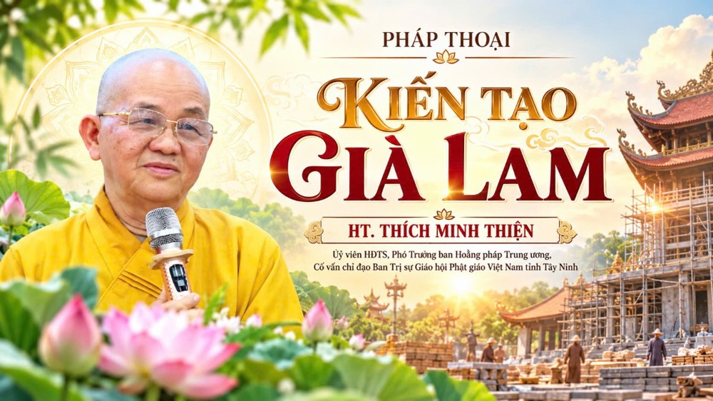 Tây Ninh: Hòa thượng Thích Minh Thiện thuyết giảng tại lễ đặt đá xây dựng chùa Quan Âm
