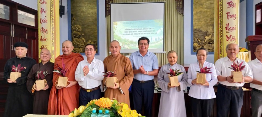 TP.HCM: Hội nghị tập huấn bảo vệ môi trường, ứng phó biến đổi khí hậu cho các tôn giáo năm 2026 tại khu vưc 3
